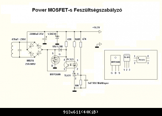 MOSFET regulator napięcia